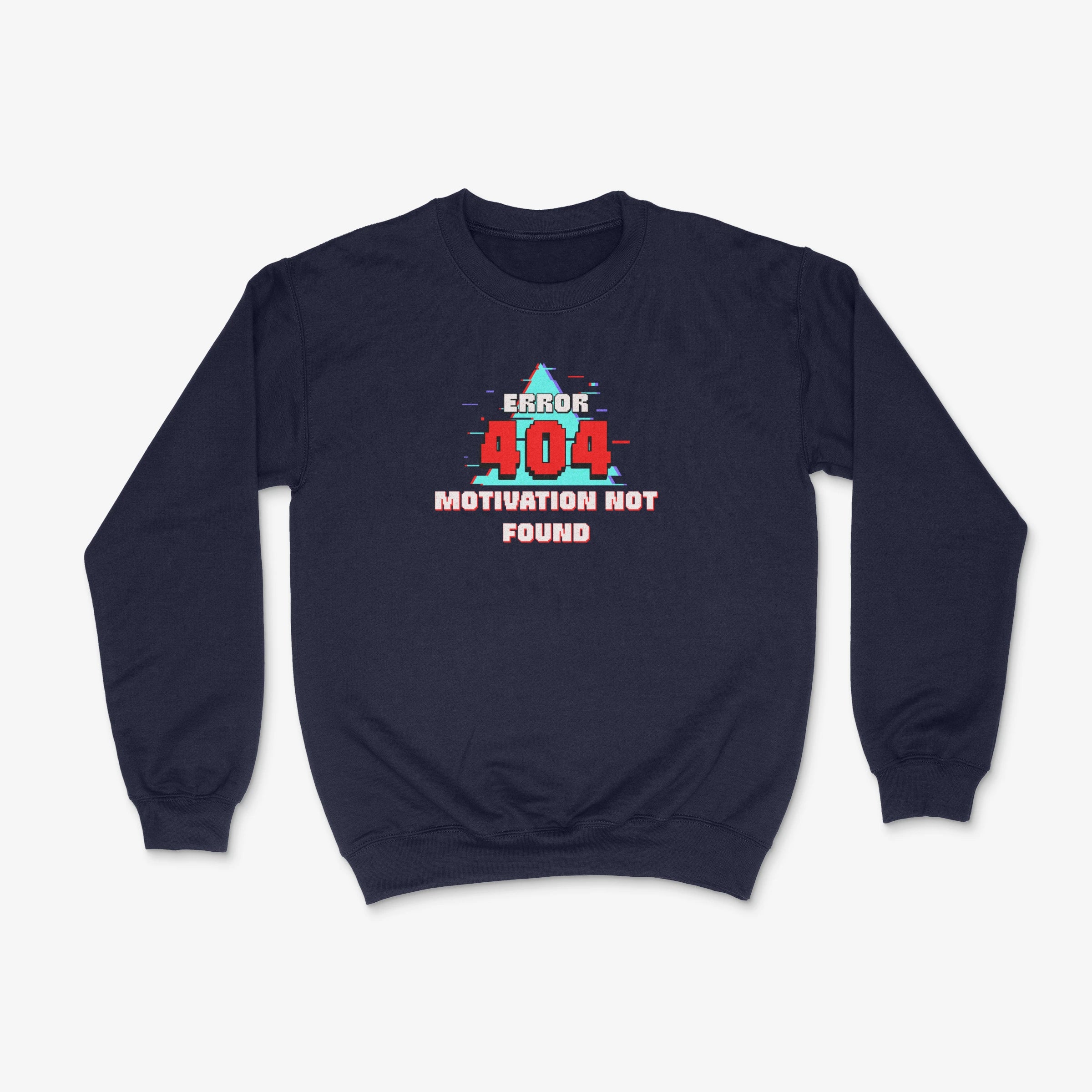 Statement Pullover - Motivation Not Found Pullover in Farbe marine 